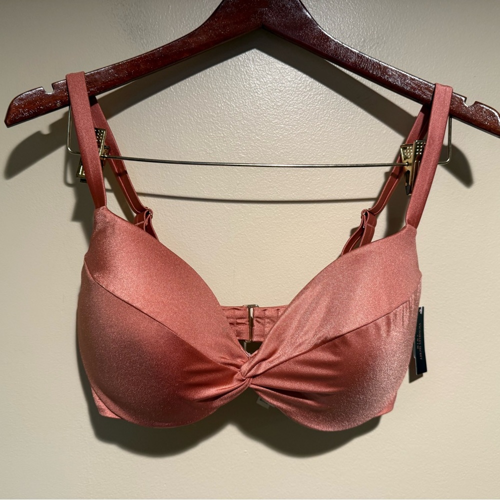 Victoria's Secret Shimmering Rose Bikini Top